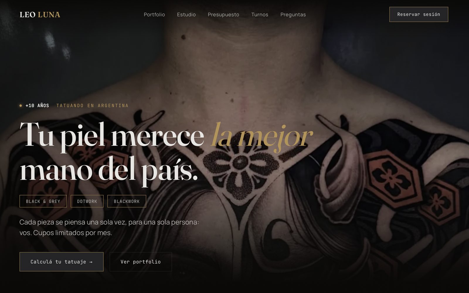 Leo Luna Tattoo